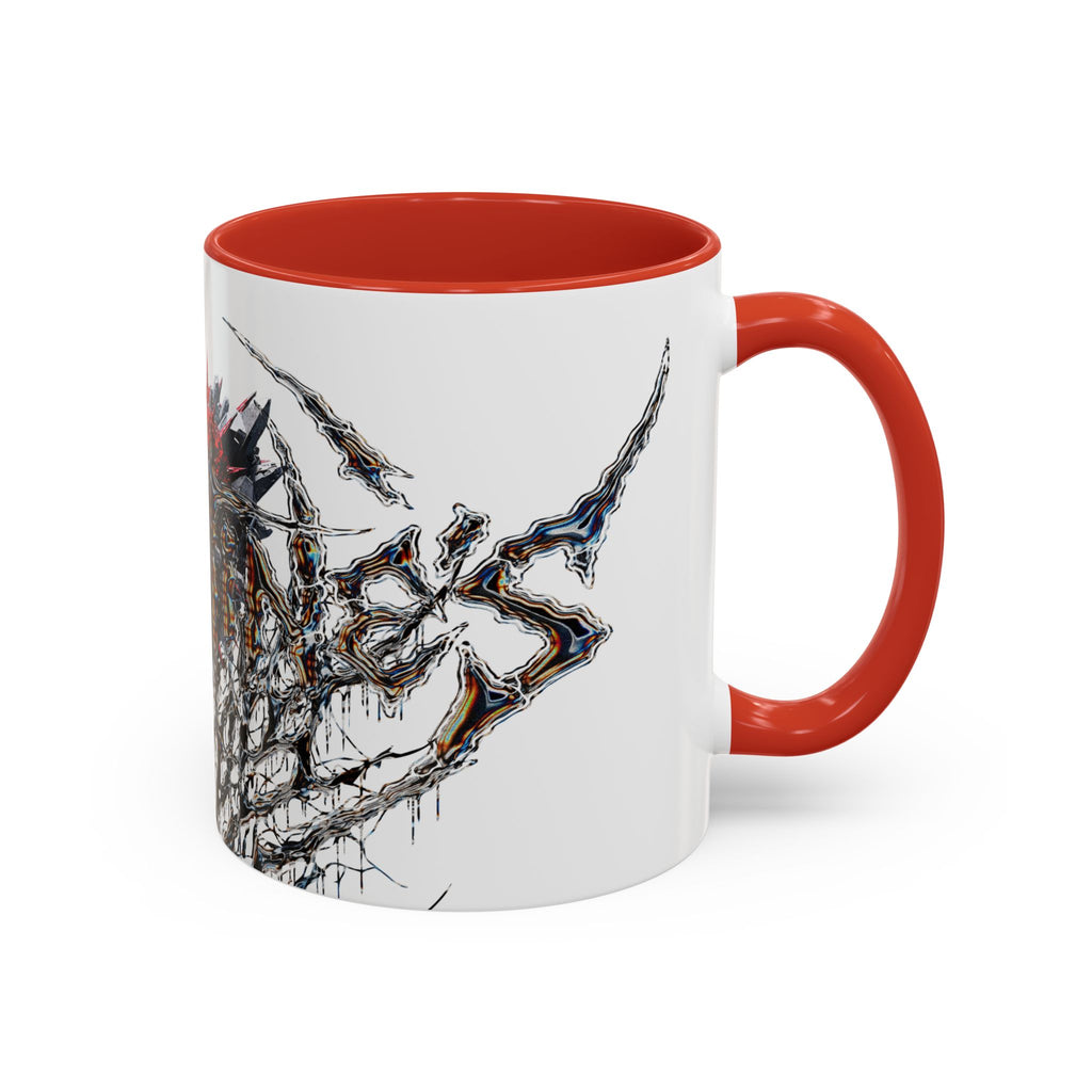 Gothic Spiked Heart Accent Coffee Mug | White Locust Drinkware