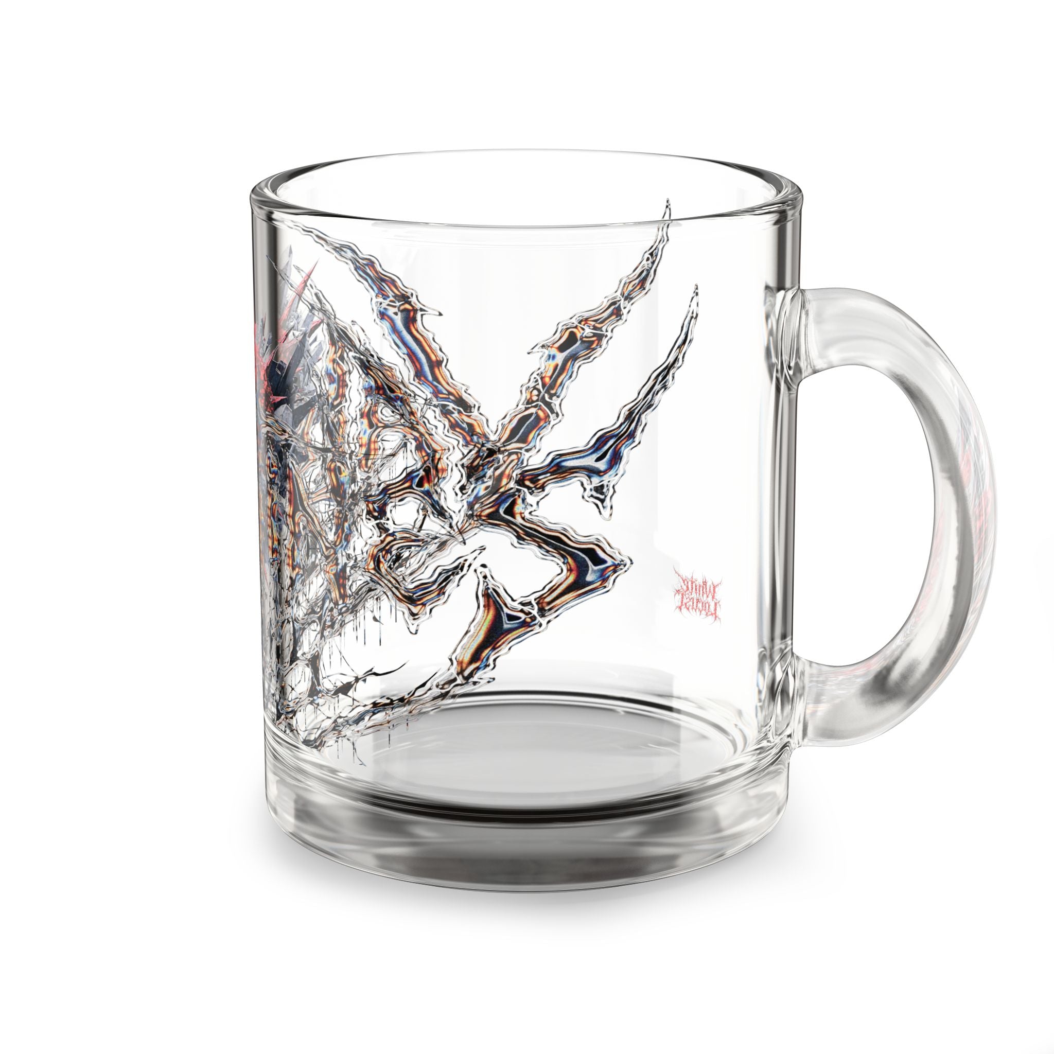 White Locust Love Glass Coffee Mug