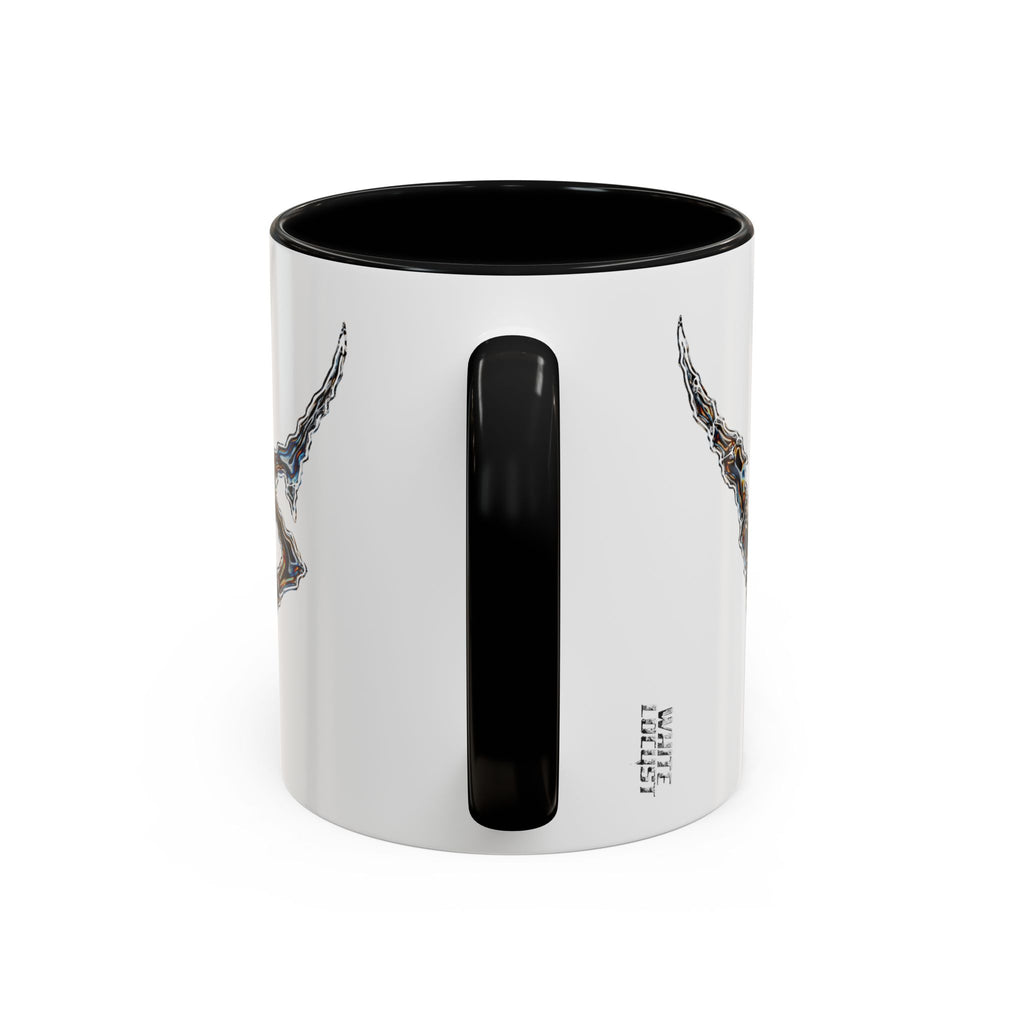 Gothic Spiked Heart Accent Coffee Mug | White Locust Drinkware