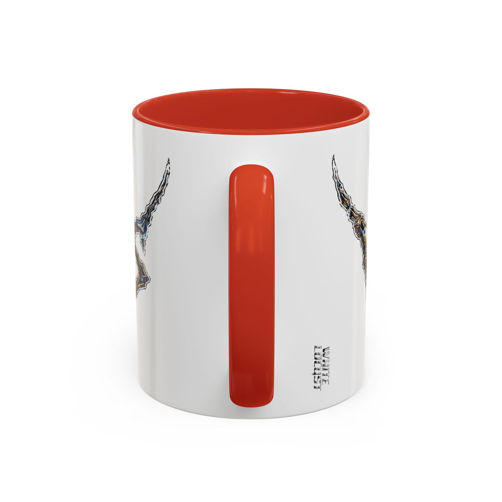 Gothic Spiked Heart Accent Coffee Mug | White Locust Drinkware