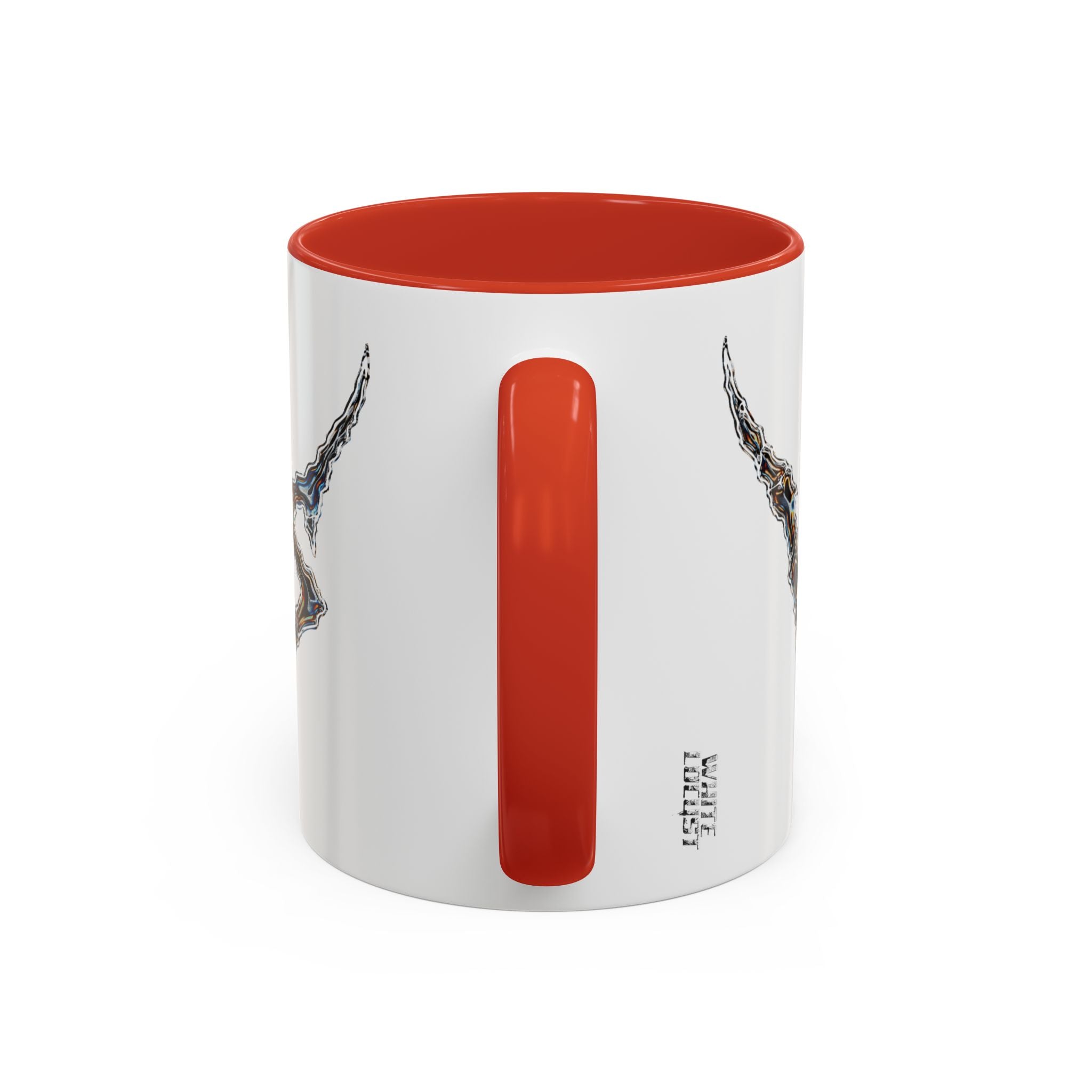 Gothic Spiked Heart Accent Coffee Mug | White Locust Drinkware
