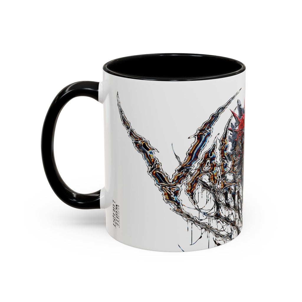 Gothic Spiked Heart Accent Coffee Mug | White Locust Drinkware