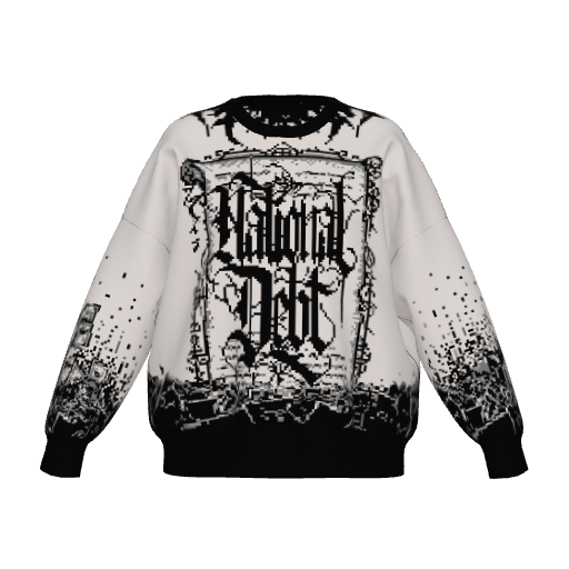 40 Trillion Unisex Crewneck Sweater – jacquard knit view 1