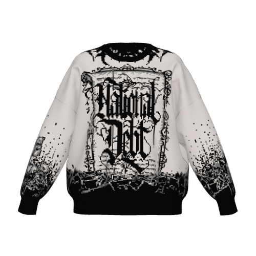 40 Trillion Unisex Crewneck Sweater – jacquard knit view 1