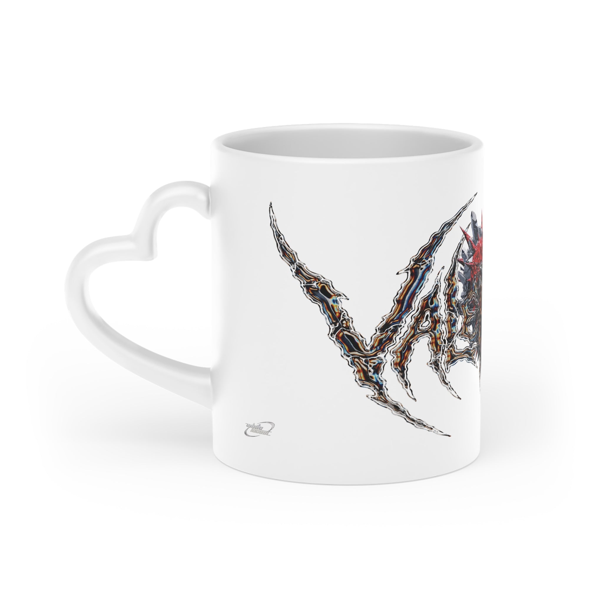 Gothic Spiked Heart Ceramic Mug | White Locust Drinkware