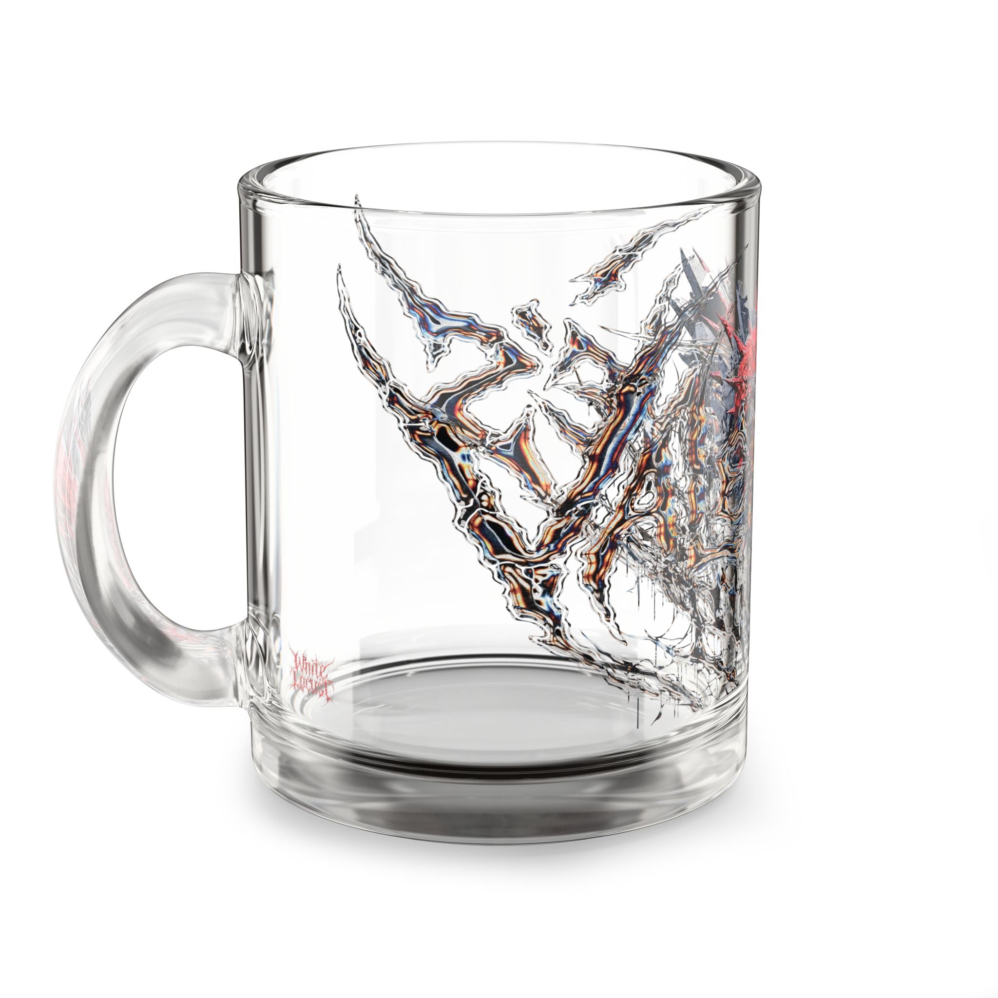 White Locust Love Glass Coffee Mug