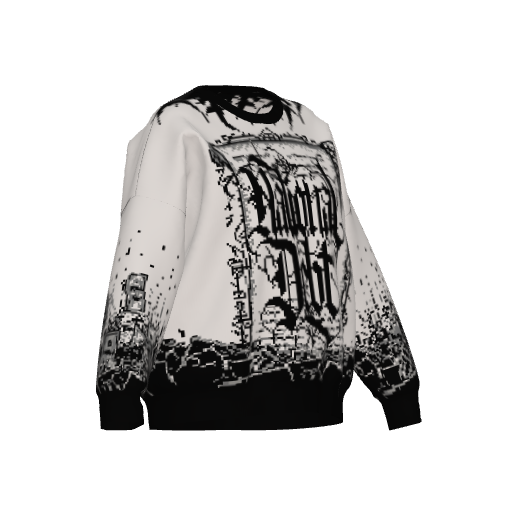40 Trillion Unisex Crewneck Sweater – jacquard knit view 5