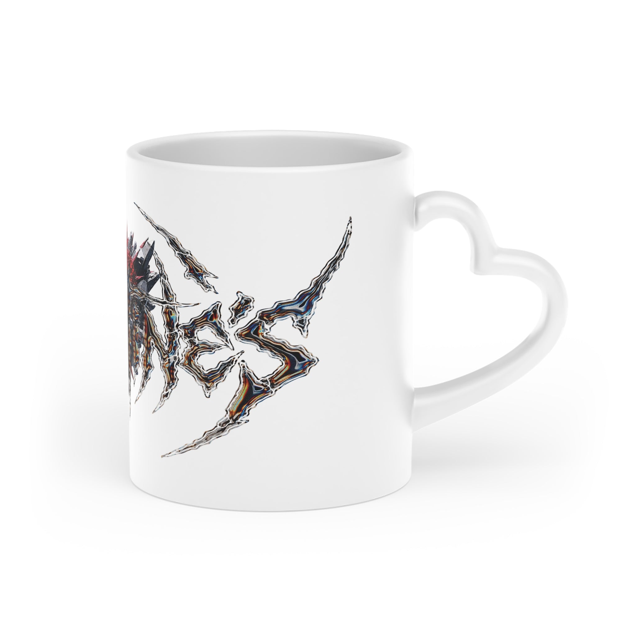 Gothic Spiked Heart Ceramic Mug | White Locust Drinkware